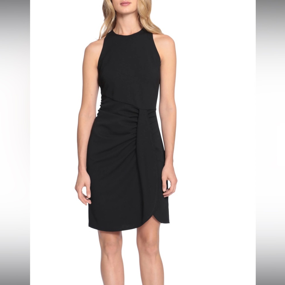 NWT Black Donna Morgan Tulip Hem Dress
